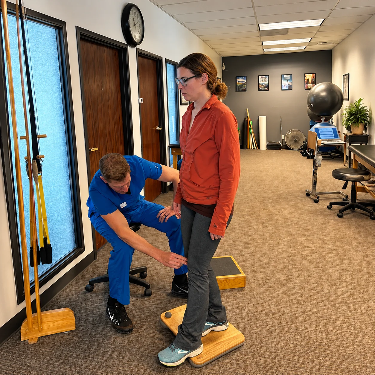 Treatment room at Living Well Physical Therapy